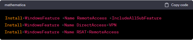 Setting Up the Windows Server Remote Access Role