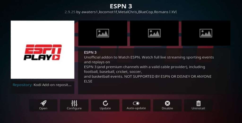 ESPN – Top PPV Kodi Add-On (Kodi 20 Add-on)