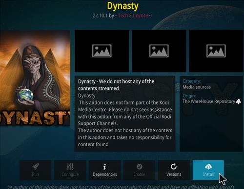 Dynasty – Top Live Streaming Add-On for Movies and TV Shows (Kodi 20 Add-on)