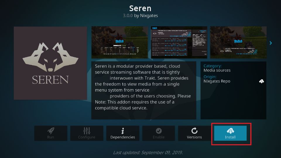 Seren –Top-Rated Kodi Add-On (Kodi 20 Add-on)