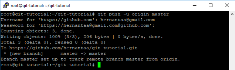 Add 'origin' as the remote repository and push to GitHub