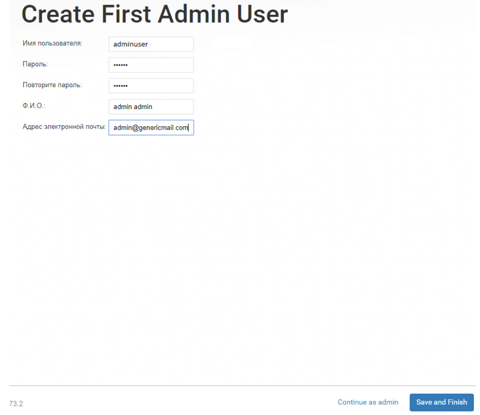 Create admin user in Jenkins web interface