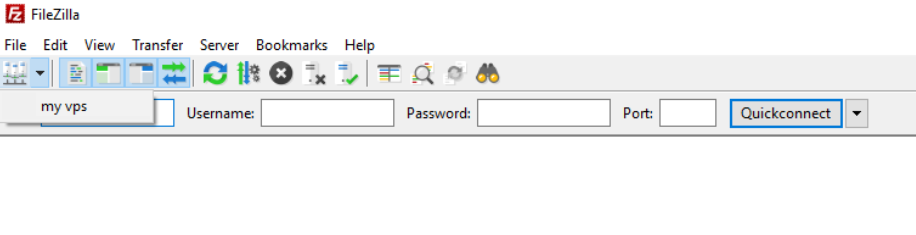 Connect to your server by selecting it in FileZilla's Site Manager