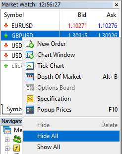 MetaTrader Optimization step 4