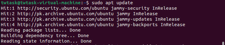 Updating the Ubuntu image 2