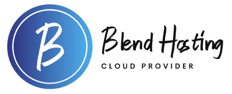 blend hosting logo